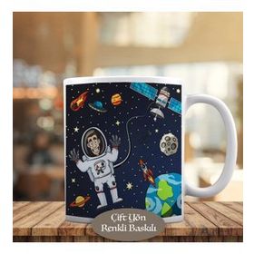 1284-4755 Selam Veren Astronot Kupa Bardak