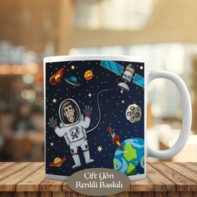 1284-4755 Selam Veren Astronot Kupa Bardak