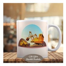 1284-8097 İnşaat Araçları, Dozer Kupa Bardak