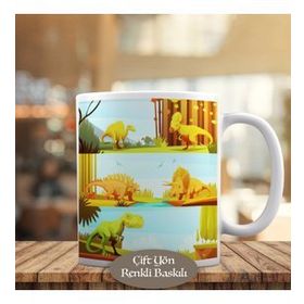 1284-8753 Nesli Tükenen Dinozorlar Kupa Bardak
