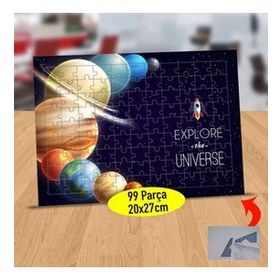 128411269 Gök Bilim Gezegenler 99 Parça Puzzle Yapboz Tablo