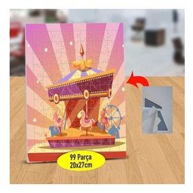 128411730 Dönen Atlı Karıncalar 99 Parça Puzzle Yapboz Tablo