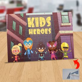 128415220 Çocuk Kahramanları 99 Parça Puzzle Yapboz Tablo