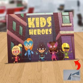 128415220 Çocuk Kahramanları 99 Parça Puzzle Yapboz Tablo