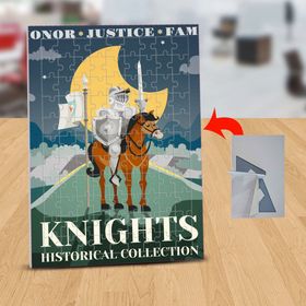 12845554 Atın Üstündeki Şövalye 99 Parça Puzzle Yapboz Tablo