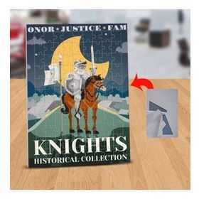 12845554 Atın Üstündeki Şövalye 99 Parça Puzzle Yapboz Tablo
