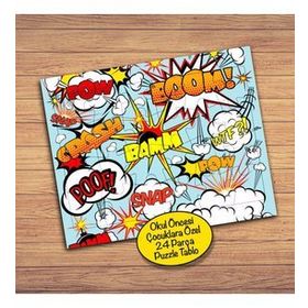 12845851 Pop Art Aksiyonlar 24 Parça Çocuklara Özel Yapboz Tablo