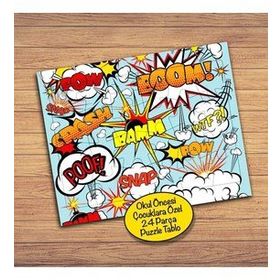 12845851 Pop Art Aksiyonlar 24 Parça Çocuklara Özel Yapboz Tablo