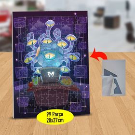 12848923 Yılan Göz Canavarı 99 Parça Puzzle Yapboz Tablo