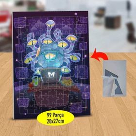 12848923 Yılan Göz Canavarı 99 Parça Puzzle Yapboz Tablo