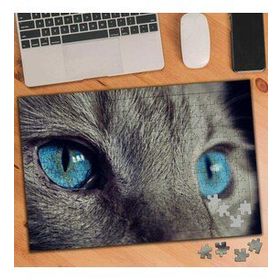 1285634 Mavi Gözlü Kedi 240 Parça Puzzle Yapboz