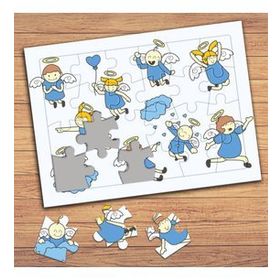 129200 Mutlu Neşeli Melekler Çocuklara Özel Puzzle Yapboz Tablo