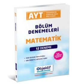 12'li AYT Matematik Bölüm Denemeleri-Objektif Yayınları
