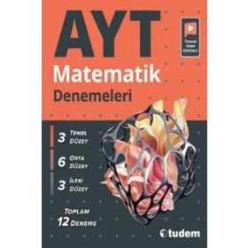 12'li AYT matematik Denemeleri Tudem Eğitim Yayınları