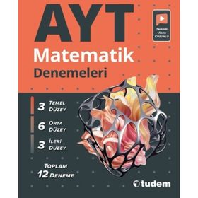 12'li AYT matematik Denemeleri Tudem Eğitim Yayınları