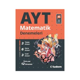 12'li AYT matematik Denemeleri Tudem Eğitim Yayınları