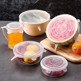 12'li Silikon Streç Kapak Tabak Bardak Gıda Bonesi