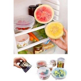 12'li Silikon Streç Kapak Tabak Bardak Gıda Bonesi