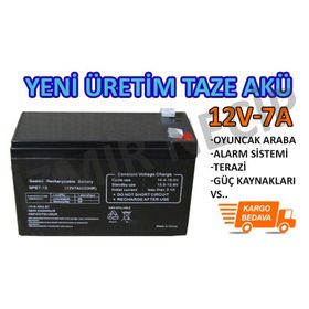 12V 7A Akü Pilsan Oyuncak Akülü Araçlara uyumlu