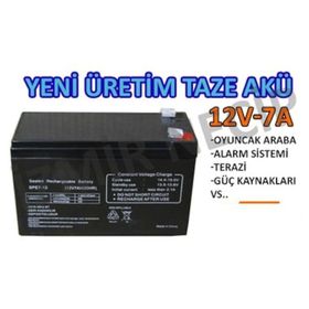 12V 7A Akü Pilsan Oyuncak Akülü Araçlara uyumlu
