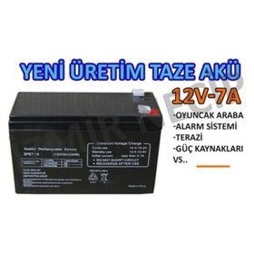 12V 7A Akü Pilsan Oyuncak Akülü Araçlara uyumlu