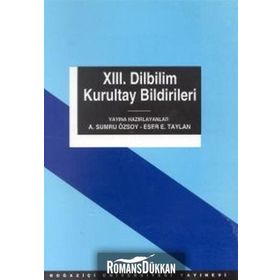 13. Dilbilim Kurultay Bildirileri - A. Sumru Özsoy Eser E. Taylan