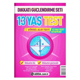 13 Yaş Dikkat Gelişim Testi - Adeda Yayıncılık