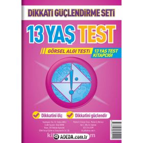 13 Yaş Test Görsel Algı Seti - 13 Yaş Test Kitapçığı - Doç. Dr. Osman Abalı