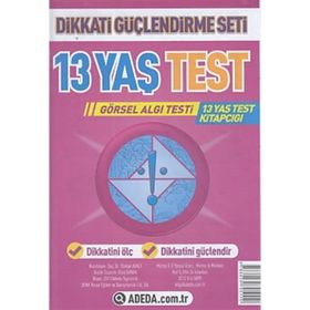 13 Yaş Test Görsel Algı Seti - 13 Yaş Test Kitapçığı - Doç. Dr. Osman Abalı