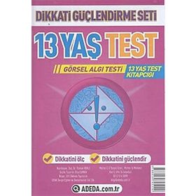 13 Yaş Test Görsel Algı Seti - 13 Yaş Test Kitapçığı - Doç. Dr. Osman Abalı