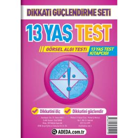 13 Yaş Test Görsel Algı Seti - 13 Yaş Test Kitapçığı - Doç. Dr. Osman Abalı