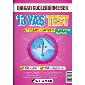 13 Yaş Test Görsel Algı Seti - 13 Yaş Test Kitapçığı - Doç. Dr. Osman Abalı