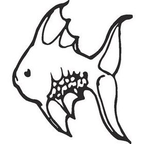 130 cm Balık Folyo Sticker