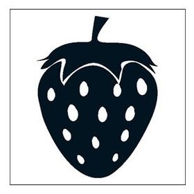 130 cm Çilek Folyo Sticker