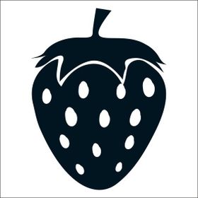 130 cm Çilek Folyo Sticker