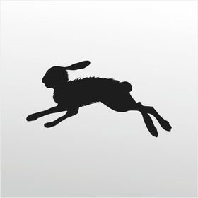 130 cm Çöl Tavşanı Folyo Sticker