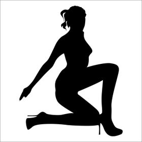 130 cm Dansçı Folyo Sticker