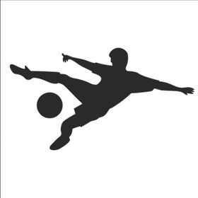 130 cm Futbolcu Folyo Sticker