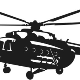 130 cm Helikopter Folyo Sticker