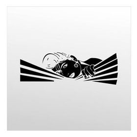 130 cm Kadın Folyo Sticker