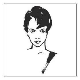 130 cm Kadın Folyo Sticker