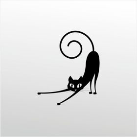 130 cm Kedi Folyo Sticker