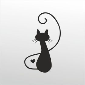 130 cm Kedi Folyo Sticker