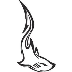 130 cm Köpek Balığı Folyo Sticker