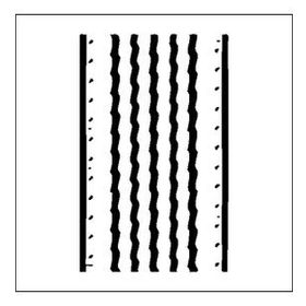 130 cm Oto Lastik İzi Folyo Sticker