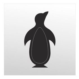 130 cm Penguen Folyo Sticker