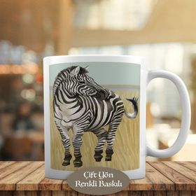 1308-14005 Ormanda Zebra Kupa Bardak
