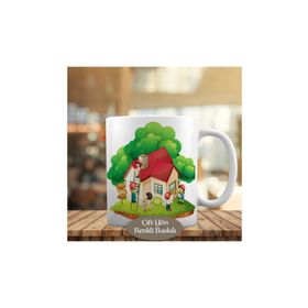 1308-23514 Çocukların Ağaçlı Evi Kupa Bardak