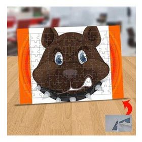 130815492 Kızgın Pitbull Köpeği 99 Parça Puzzle Yapboz Tablo