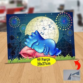 130816717 Ay Altında Uyuyan Canavar 99 Parça Puzzle Yapboz Tablo